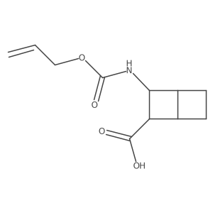 3-{[(Prop-2-en-1-yloxy)carbonyl]amino}bicyclo[2.2.0]hexane-2-carboxylic acid结构式