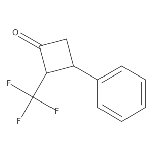 3-Phenyl-2-(trifluoromethyl)cyclobutan-1-one Structure