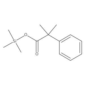 Trimethylsilyl I+/-,I+/--dimethylbenzeneacetate Structure