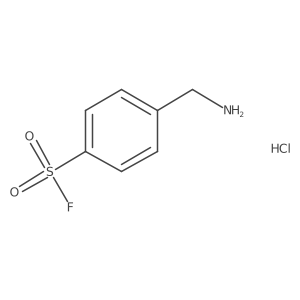 4-(Aminomethyl)benzenesulfonyl fluoride hydrochloride结构式