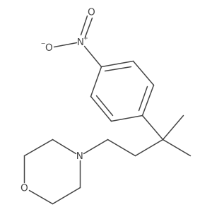 4-[3-Methyl-3-(4-nitro-phenyl)-butyl]-morpholine Structure