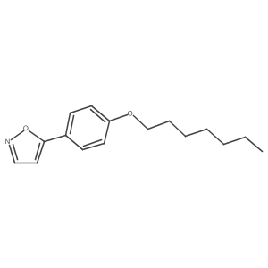 5-[4-(Heptyloxy)phenyl]isoxazole结构式