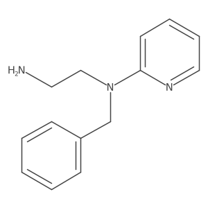N-(2-aminoethyl)-N-benzylpyridin-2-amine结构式