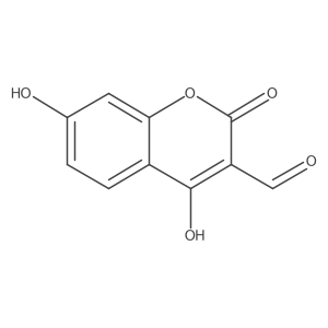 4,7-Dihydroxy-2-oxo-2H-chromene-3-carbaldehyde Structure
