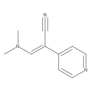 (I+/-E)-I+/--[(Dimethylamino)methylene]-4-pyridineacetonitrile Structure