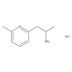 1-(6-Methylpyridin-2-yl)propan-2-amine hydrochloride结构式