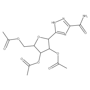 Ribavirin 2a(2),3a(2),5a(2)-triacetate Structure