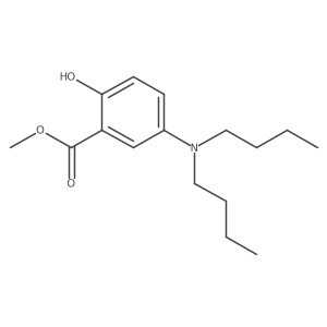 Methyl 5-(dibutylamino)-2-hydroxybenzoate结构式