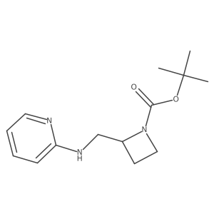 1,1-Dimethylethyl 2-[(2-pyridinylamino)methyl]-1-azetidinecarboxylate Structure