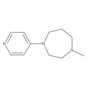 1-Methyl-4-(pyridin-4-yl)-1,4-diazepane Structure