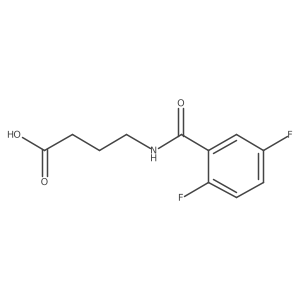 4-[(2,5-Difluorobenzoyl)amino]butanoic acid结构式