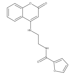 N-{2-[(2-oxo-2H-chromen-4-yl)amino]ethyl}-2-furamide结构式