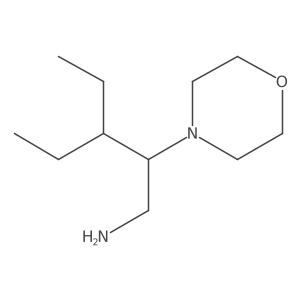 3-Ethyl-2-(morpholin-4-yl)pentan-1-amine Structure
