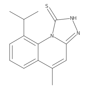 5-Methyl-9-(propan-2-yl)-[1,2,4]triazolo[4,3-a]quinoline-1-thiol Structure