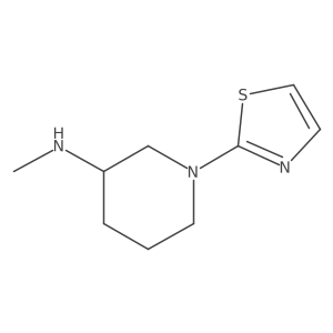 N-methyl-1-(thiazol-2-yl)piperidin-3-amine Structure
