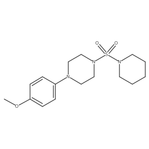 1-(4-Methoxyphenyl)-4-(piperidin-1-ylsulfonyl)piperazine Structure