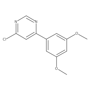 4-Chloro-6-(3,5-dimethoxyphenyl)pyrimidine Structure