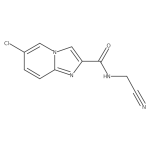 6-chloro-N-(cyanomethyl)imidazo[1,2-a]pyridine-2-carboxamide Structure
