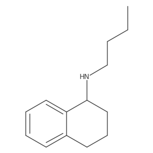 N-butyl-1,2,3,4-tetrahydronaphthalen-1-amine结构式