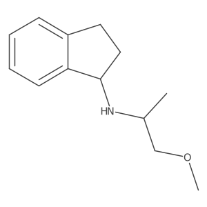 N-(1-methoxypropan-2-yl)-2,3-dihydro-1H-inden-1-amine Structure