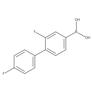 (2,4'-Difluoro-[1,1'-biphenyl]-4-yl)boronic acid结构式
