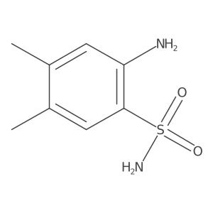 2-Amino-4,5-dimethylbenzene-1-sulfonamide Structure