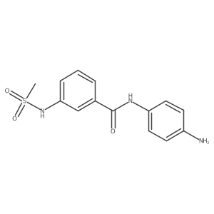 N-(4-aminophenyl)-3-(methanesulfonamido)benzamide Structure