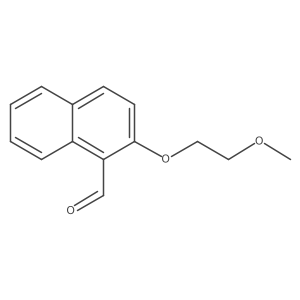 2-(2-Methoxyethoxy)-1-naphthaldehyde Structure