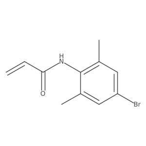 N-(4-bromo-2,6-dimethylphenyl)prop-2-enamide结构式