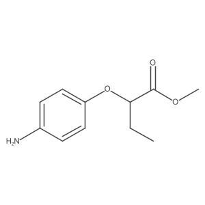 Methyl 2-(4-aminophenoxy)butanoate结构式