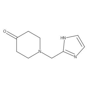 1-(1H-imidazol-2-ylmethyl)-4-piperidinone Structure