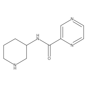 N-3-Piperidinyl-2-pyrazinecarboxamide Structure