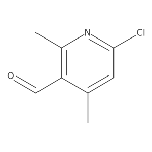 6-Chloro-2,4-dimethylnicotinaldehyde结构式
