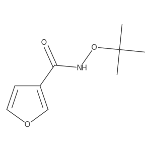 3-(t-Butoxycarbamoyl)furan结构式