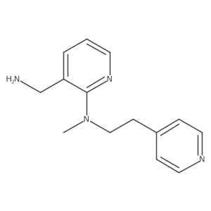 N-[3-(Aminomethyl)-2-pyridinyl]-N-methyl-4-pyridineethanamine Structure