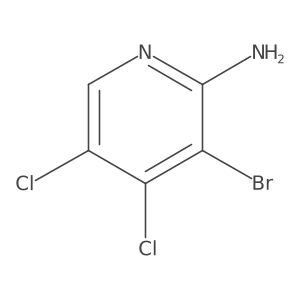 2-Amino-3-bromo-4,5-dichloropyridine Structure