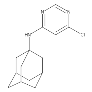 6-chloro-N-(1-Adamantyl)pyrimidin-4-amine结构式