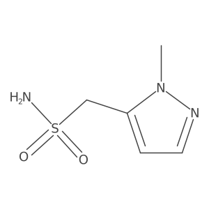(1-methyl-1H-pyrazol-5-yl)methanesulfonamide结构式