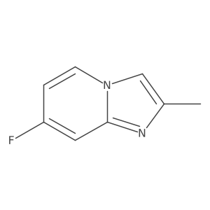 7-Fluoro-2-methylimidazo[1,2-a]pyridine Structure