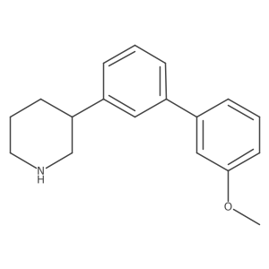 Piperidine, 3-(3a(2)-methoxy[1,1a(2)-biphenyl]-3-yl)- Structure