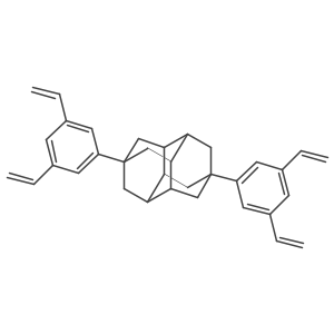 2,6-Bis(3,5-divinylphenyl)decahydro-2,8,4,6-(epibutane[1,2,3,4]tetrayl)naphthalene Structure