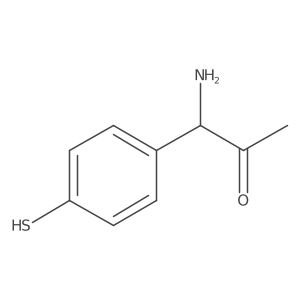 2-Propanone, 1-amino-1-(4-mercaptophenyl)- Structure