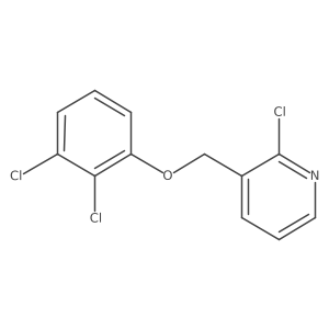 2-Chloro-3-((2,3-dichlorophenoxy)methyl)pyridine结构式