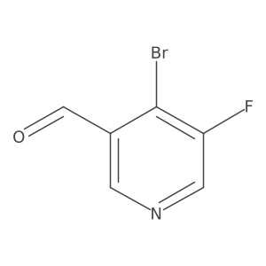 4-Bromo-5-fluoronicotinaldehyde Structure
