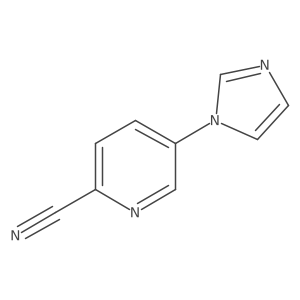 5-(1H-imidazol-1-yl)picolinonitrile Structure