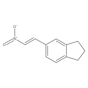 5-(2-nitroethenyl)-2,3-dihydro-1H-indene Structure