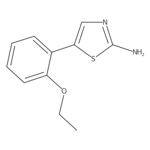 5-(2-Ethoxyphenyl)thiazol-2-amine结构式