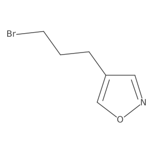 4-(3-Bromopropyl)-1,2-oxazole结构式