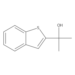 2-(Benzo[b]thiophen-2-yl)propan-2-ol结构式