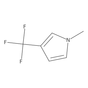 1H-Pyrrole, 1-methyl-3-(trifluoromethyl)- Structure
